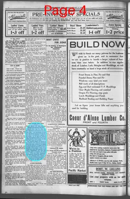 Page thumbnail for Coeur D'alene Evening Press