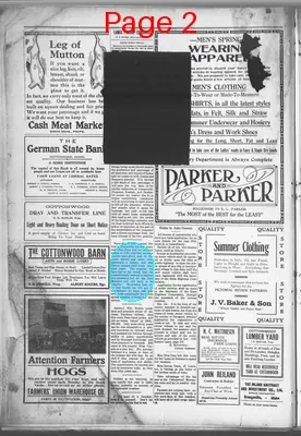 Page thumbnail for Camas Prairie Chronicle