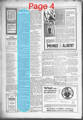 Page thumbnail for Camas Prairie Chronicle