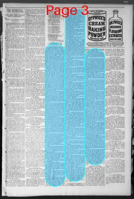 Page thumbnail for Clarksville Evening Chronicle