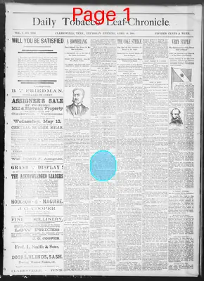 Page thumbnail for Daily Tobacco Leaf Chronicle
