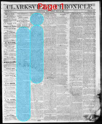 Page thumbnail for Clarksville Chronicle