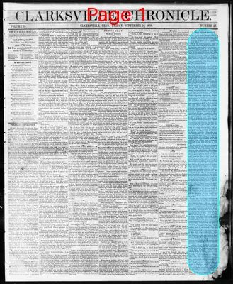 Page thumbnail for Clarksville Chronicle