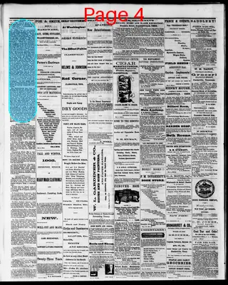Page thumbnail for Clarksville Chronicle