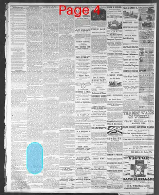 Page thumbnail for Clarksville Weekly Chronicle
