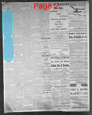 Page thumbnail for Clarksville Weekly Chronicle