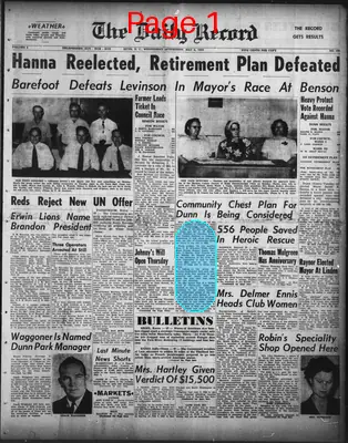 Page thumbnail for The Daily Record
