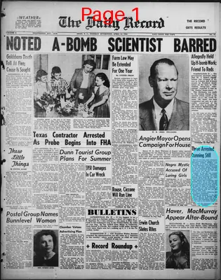 Page thumbnail for The Daily Record