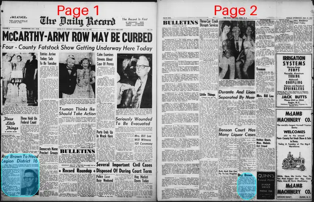 Page thumbnail for The Daily Record