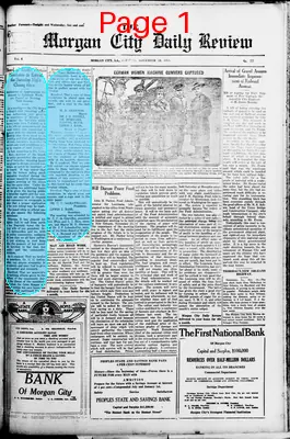 Page thumbnail for The Morgan City Daily Review