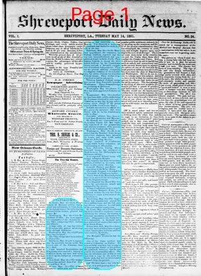 Page thumbnail for Shreveport Daily News