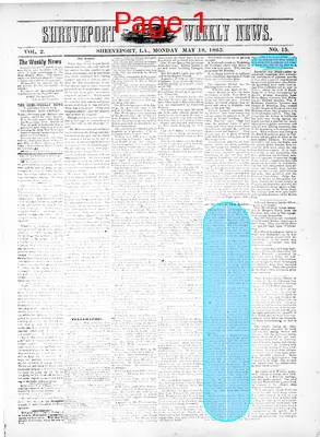 Page thumbnail for Shreveport Weekly News