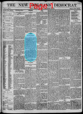 Page thumbnail for The New Orleans Democrat