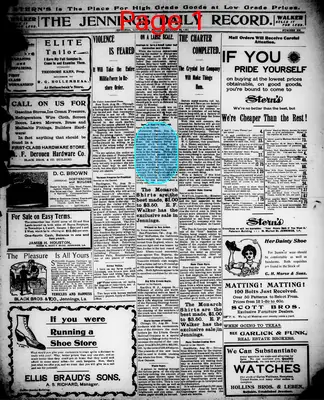 Page thumbnail for The Jennings Daily Record