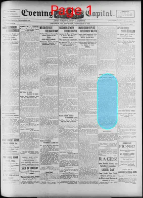 Page thumbnail for Evening Capital And Maryland Gazette