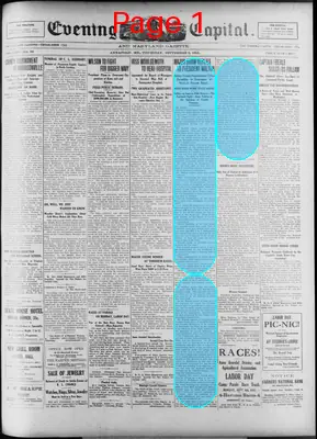 Page thumbnail for Evening Capital And Maryland Gazette