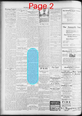 Page thumbnail for Evening Capital And Maryland Gazette