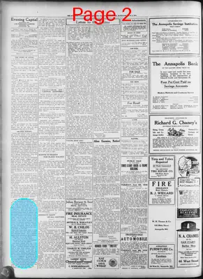 Page thumbnail for Evening Capital And Maryland Gazette