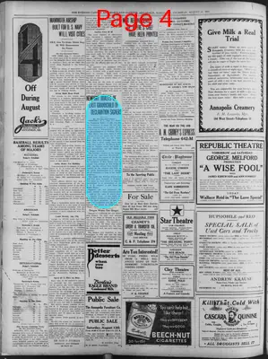 Page thumbnail for Evening Capital And Maryland Gazette