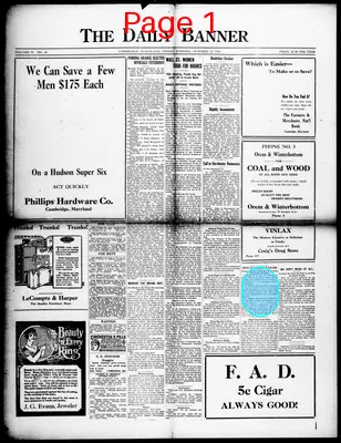 Page thumbnail for The Daily Banner