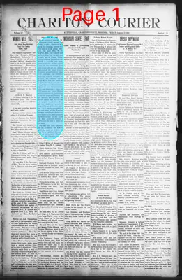 Page thumbnail for Chariton Courier