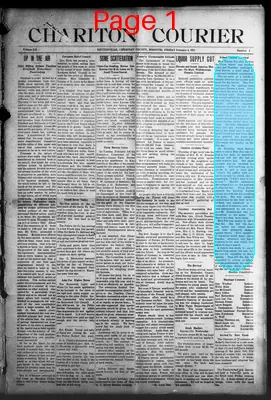 Page thumbnail for Chariton Courier