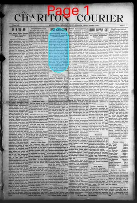 Page thumbnail for Chariton Courier