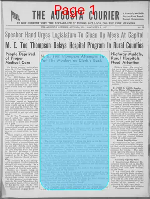 Page thumbnail for The Augusta Courier