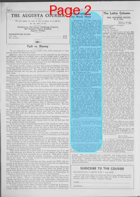 Page thumbnail for The Augusta Courier