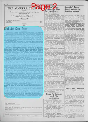 Page thumbnail for The Augusta Courier