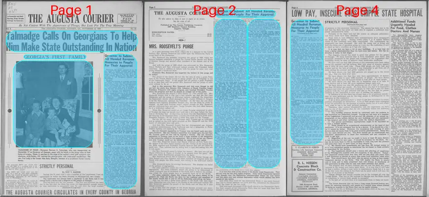 Page thumbnail for The Augusta Courier