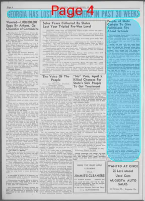 Page thumbnail for The Augusta Courier