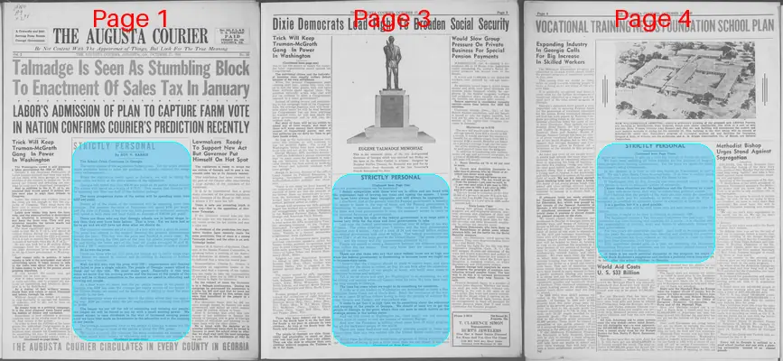 Page thumbnail for The Augusta Courier