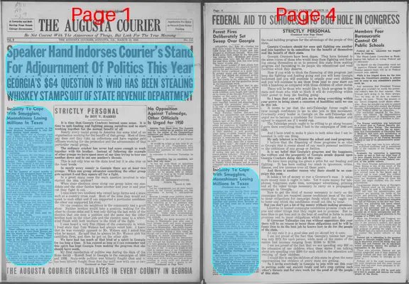 Page thumbnail for The Augusta Courier