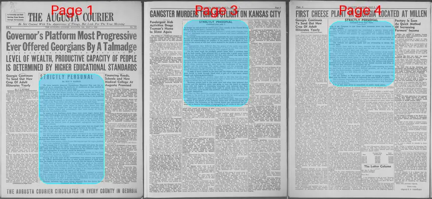 Page thumbnail for The Augusta Courier
