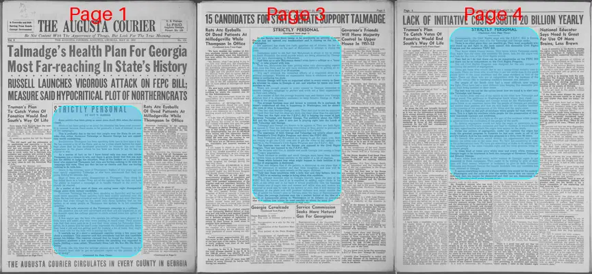 Page thumbnail for The Augusta Courier