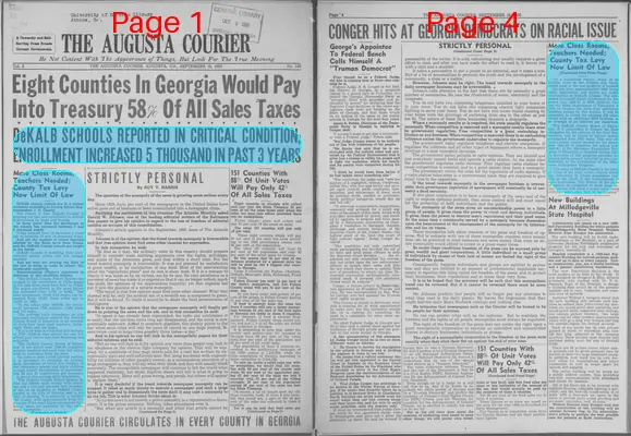 Page thumbnail for The Augusta Courier