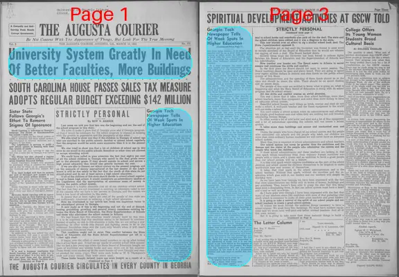 Page thumbnail for The Augusta Courier