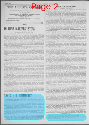 Page thumbnail for The Augusta Courier