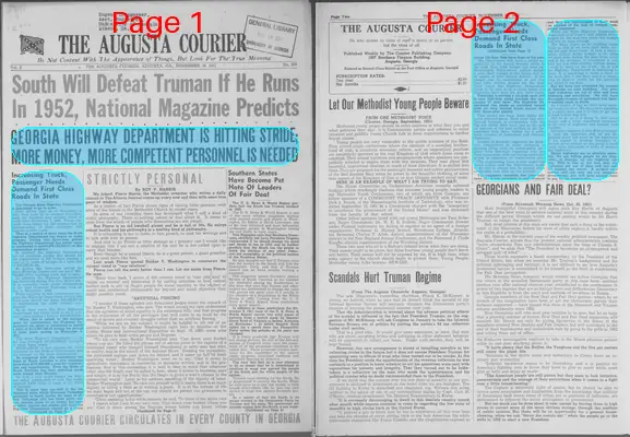 Page thumbnail for The Augusta Courier