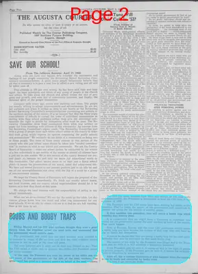 Page thumbnail for The Augusta Courier