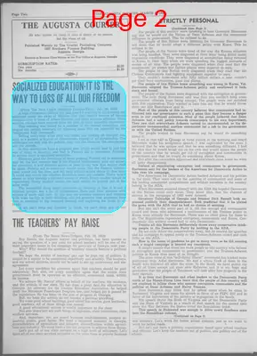 Page thumbnail for The Augusta Courier