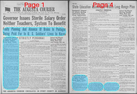 Page thumbnail for The Augusta Courier