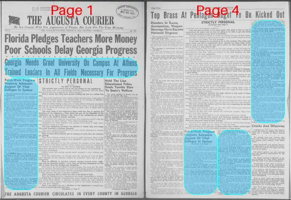 Page thumbnail for The Augusta Courier