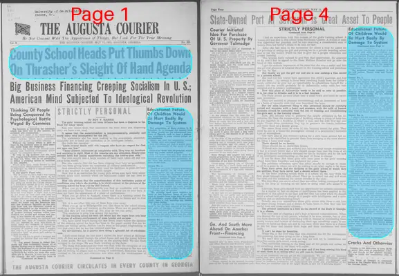 Page thumbnail for The Augusta Courier
