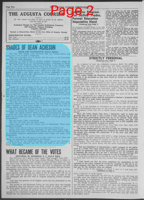 Page thumbnail for The Augusta Courier
