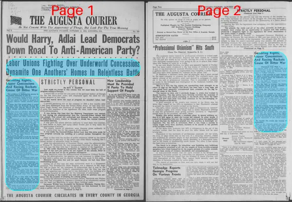 Page thumbnail for The Augusta Courier