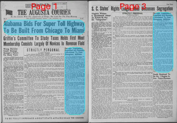 Page thumbnail for The Augusta Courier