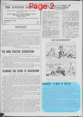 Page thumbnail for The Augusta Courier