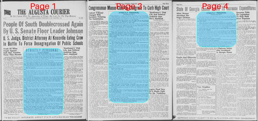 Page thumbnail for The Augusta Courier